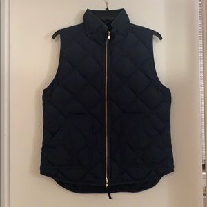 J.CREW Navy Puffer Vest